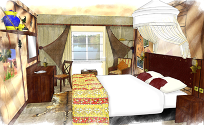 An artist's impression of one of the Adventure rooms!