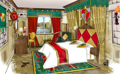 An artist's impression of one of the premium Kingdom rooms!